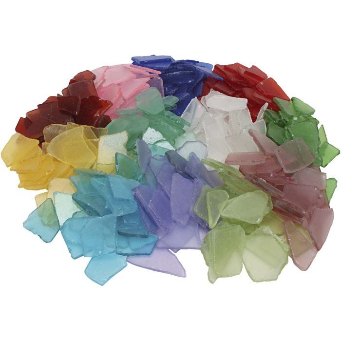 Mosaico de vidrio, 3 kg/ 1 paquete