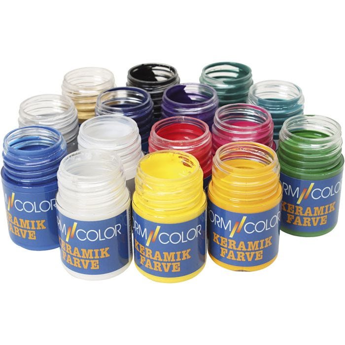 Pintura para cerámica y porcelana , surtido de colores, 15x35 ml/ 1 paquete
