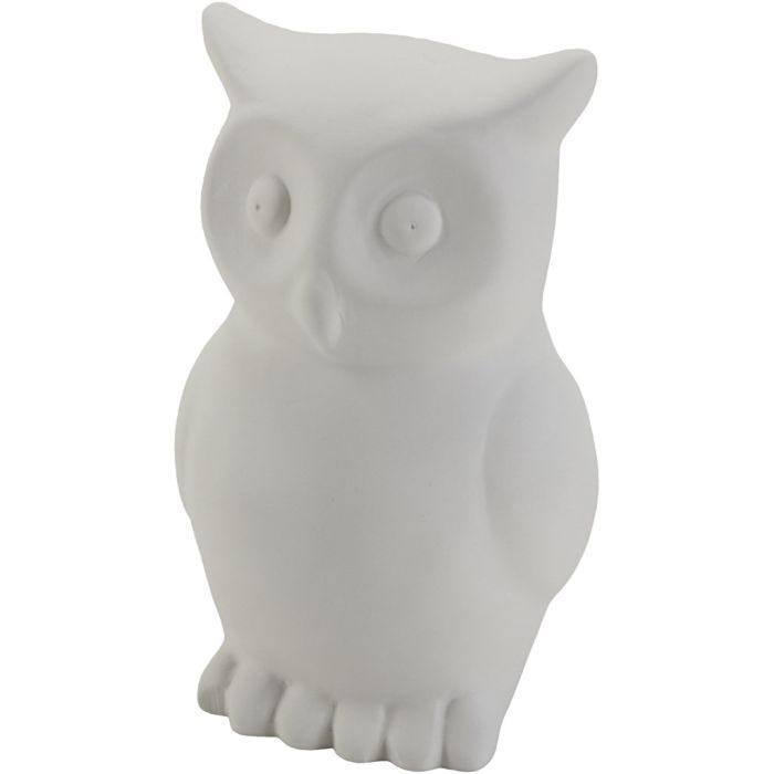 Hucha animal, Búho, medidas 11x7x6 cm, 6 ud/ 1 paquete