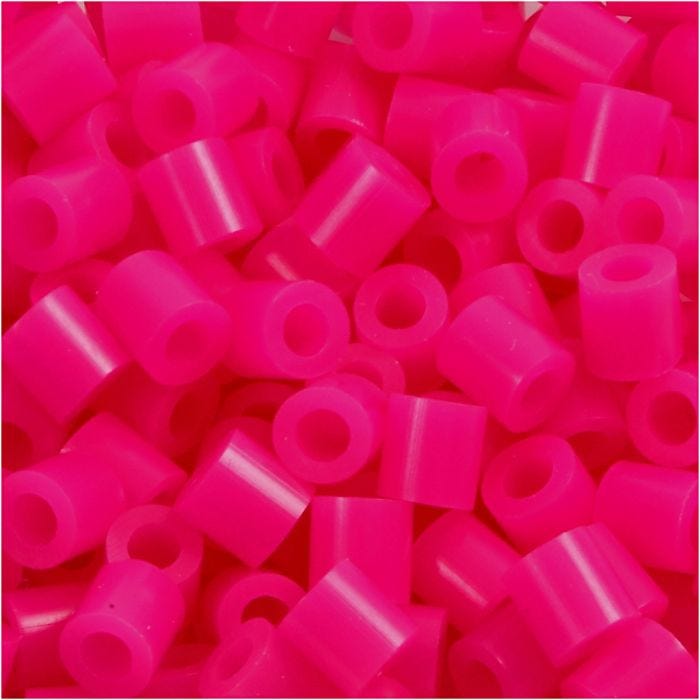 Fuse Beads, medidas 5x5 mm, medida agujero 2,5 mm, medium, cereza (32258), 1100 ud/ 1 paquete