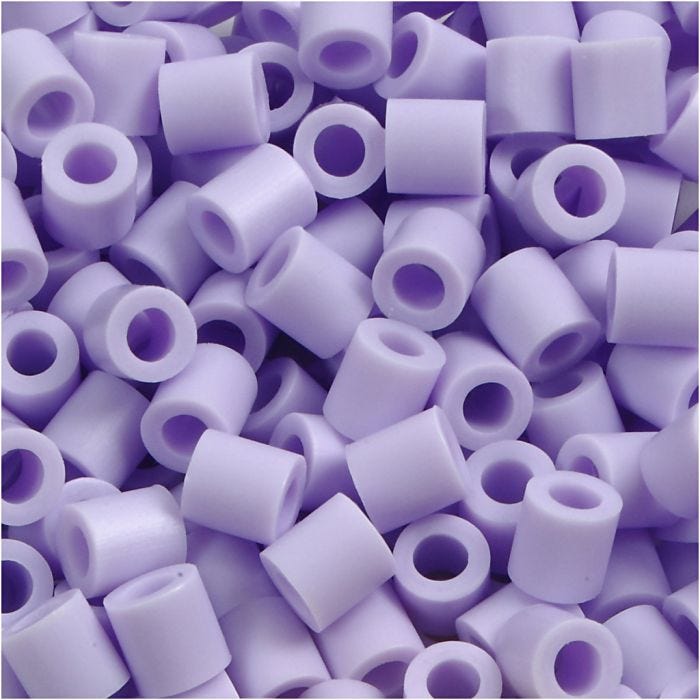 Fuse Beads, medidas 5x5 mm, medida agujero 2,5 mm, medium, syren (32245), 1100 ud/ 1 paquete