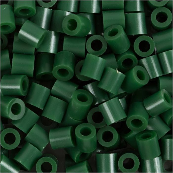 Fuse Beads, verde (32255), 1100 ud/ 1 paquete