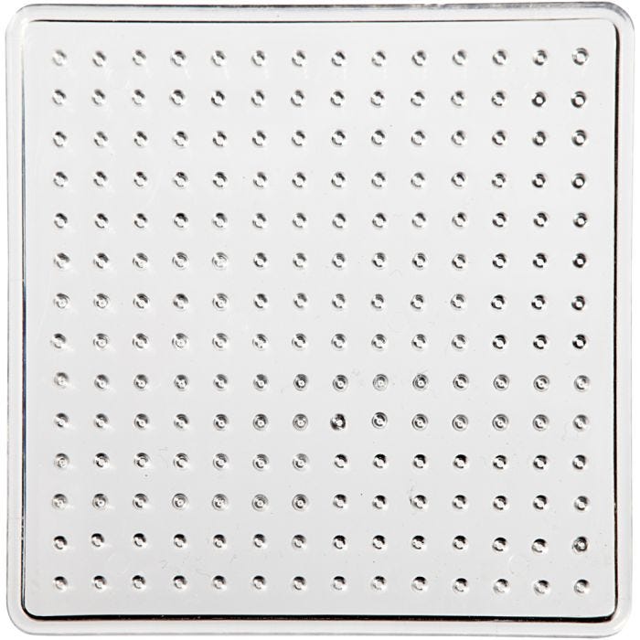 Placa de clavijas, cuadrado pequeño, medidas 7x7 cm, medium, 10 ud/ 1 paquete