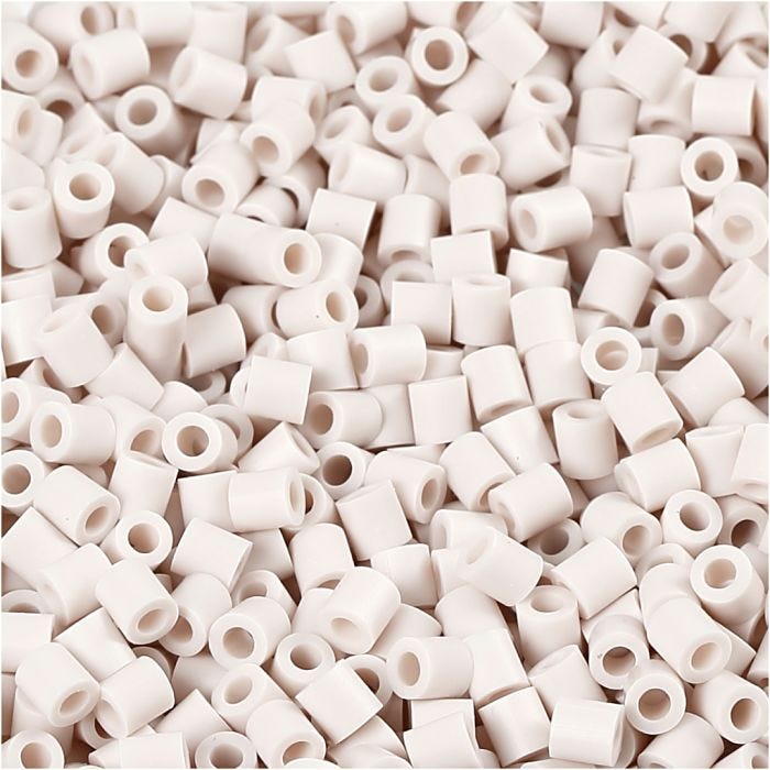 PhotoPearls, medidas 5x5 mm, medida agujero 2,5 mm, medium, gris claro (10), 6000 ud/ 1 paquete