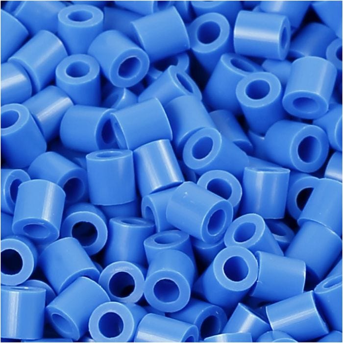 PhotoPearls, medidas 5x5 mm, medida agujero 2,5 mm, medium, azul (17), 1100 ud/ 1 paquete