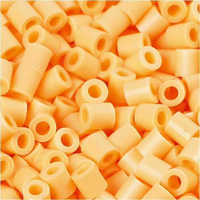 PhotoPearls, medidas 5x5 mm, medida agujero 2,5 mm, medium, naranja claro (26), 1100 ud/ 1 paquete
