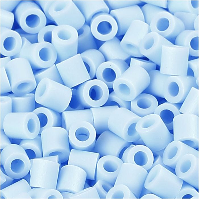 PhotoPearls, medidas 5x5 mm, medida agujero 2,5 mm, medium, azul claro (28), 6000 ud/ 1 paquete