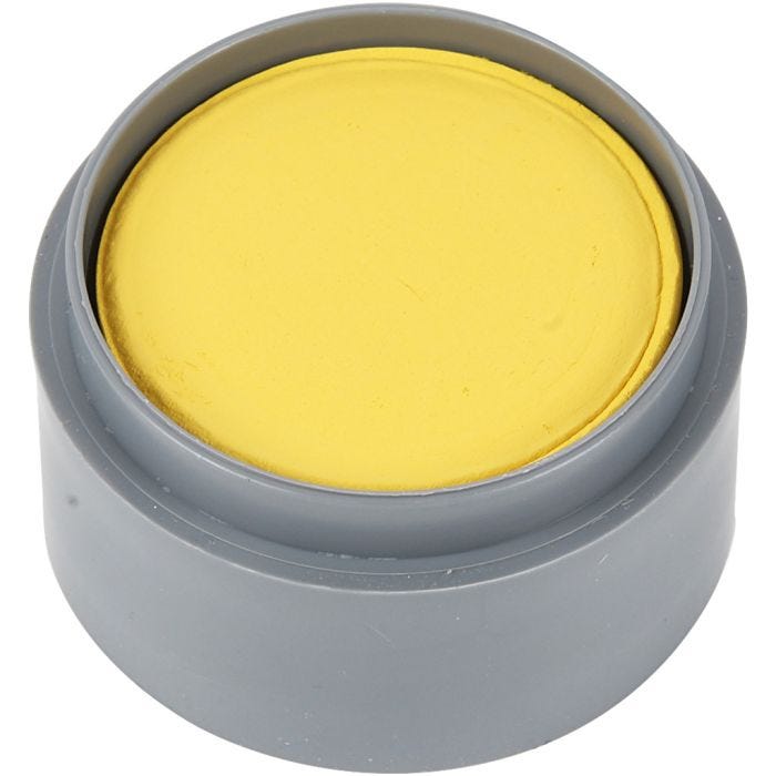 pintura facial en base a agua, amarillo, 15 ml/ 1 bote