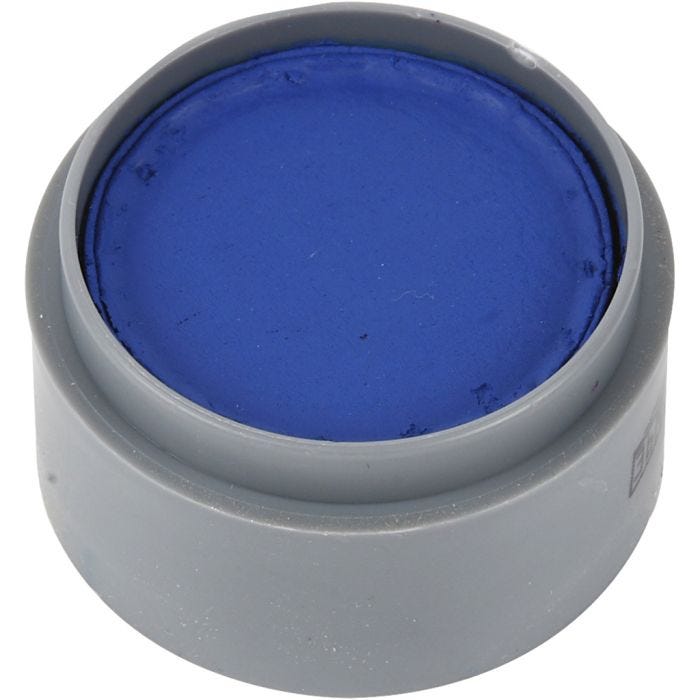 pintura facial en base a agua, azul oscuro, 15 ml/ 1 bote