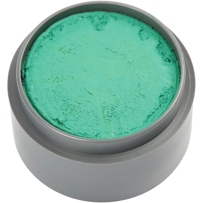 pintura facial en base a agua, verde mar, 15 ml/ 1 bote