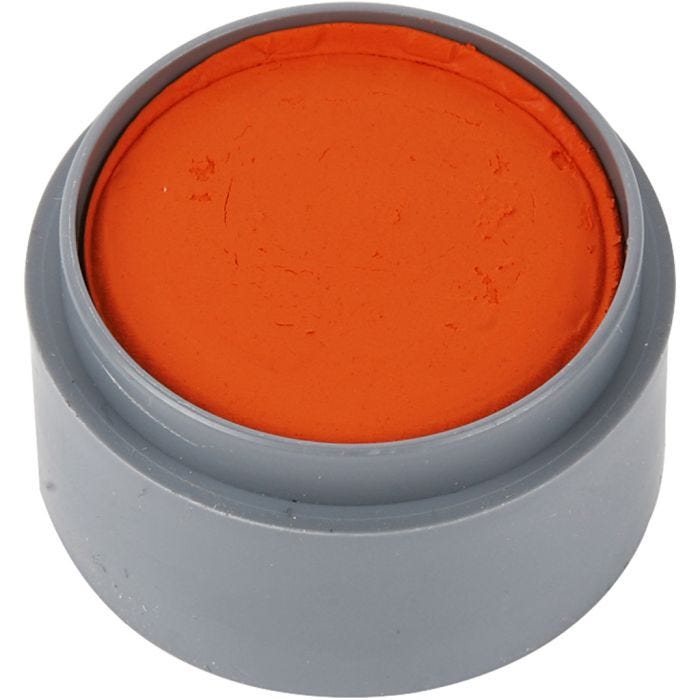pintura facial en base a agua, naranja, 15 ml/ 1 bote
