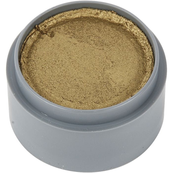 pintura facial en base a agua, dorado, 15 ml/ 1 bote