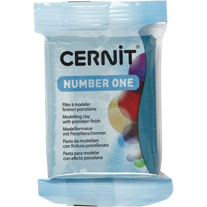 Cernit, duck blue (230), 56gr/ 1 paquete