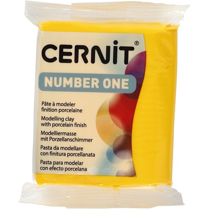 Cernit, amarillo (700), 56 gr/ 1 paquete