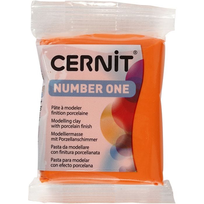 Cernit, naranja (752), 56 gr/ 1 paquete