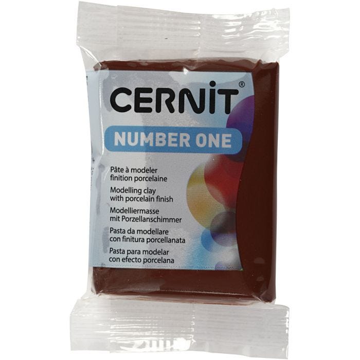 Cernit, marrón (800), 56 gr/ 1 paquete
