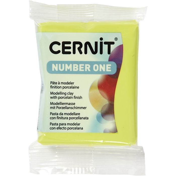 Cernit, lime green (601), 56 gr/ 1 paquete