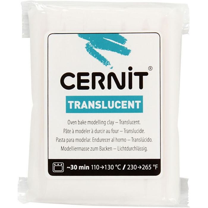 Cernit, translucent (005), 56 gr/ 1 paquete