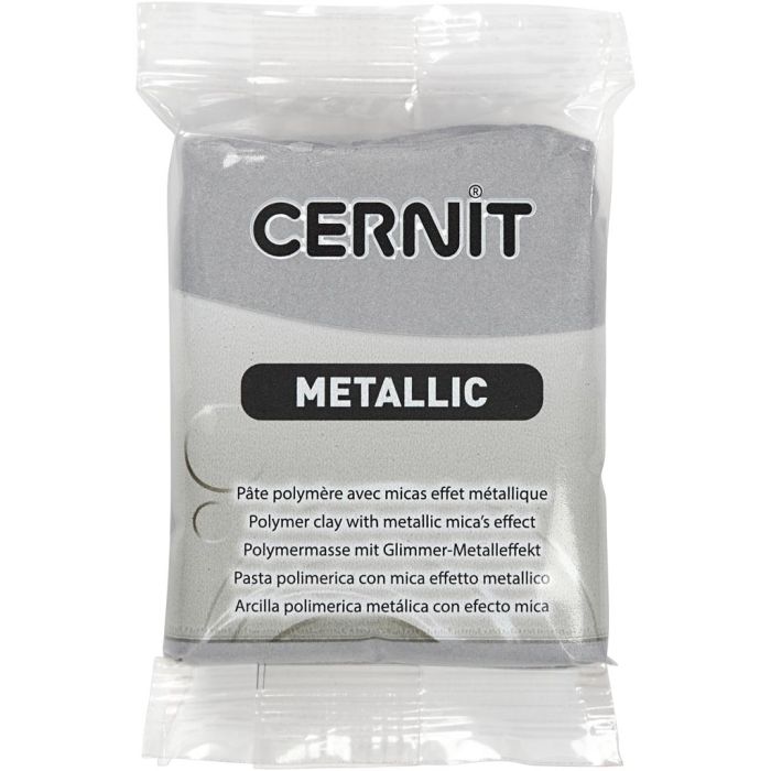 Cernit, plata (080), 56 gr/ 1 paquete