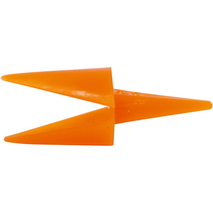 Picos de gallina, L. 30 mm, naranja, 50ud/ 1 paquete
