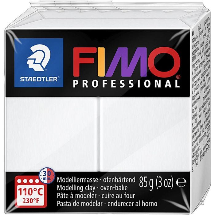 FIMO® Professional , blanco, 85 gr/ 1 paquete