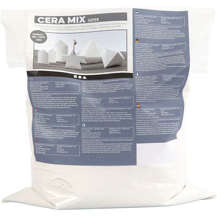 Compuesto Cera-Mix Super, blanco, 5 kg/ 1 paquete