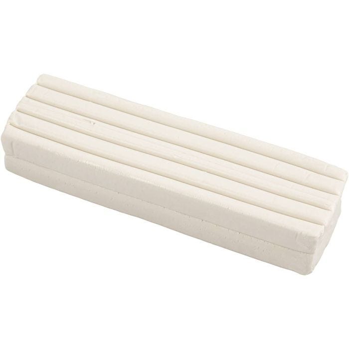 Pasta de Modelar, medidas 13x6x4 cm, blanco, 500 gr/ 1 paquete