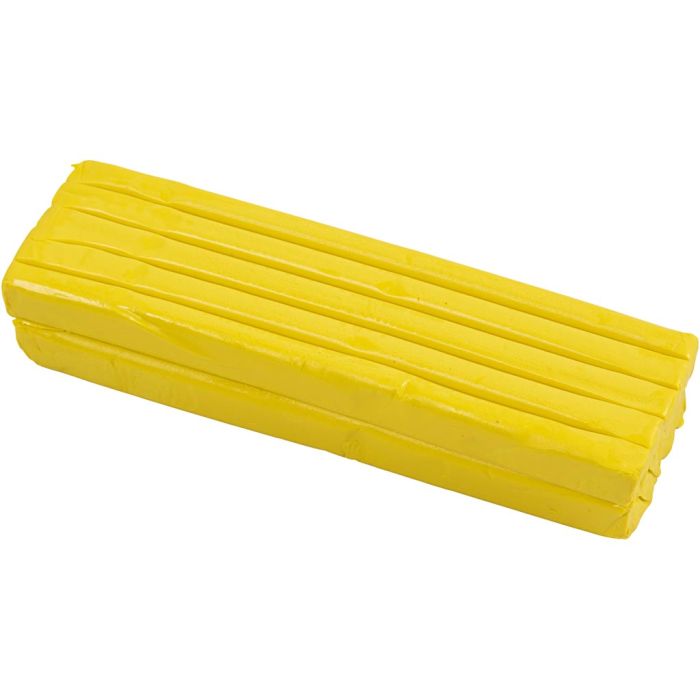 Pasta de Modelar, medidas 13x6x4 cm, amarillo, 500 gr/ 1 paquete
