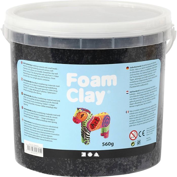 Foam Clay®, negro, 560 gr/ 1 cubo