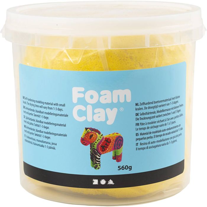 Foam Clay®, amarillo, 560 gr/ 1 cubo