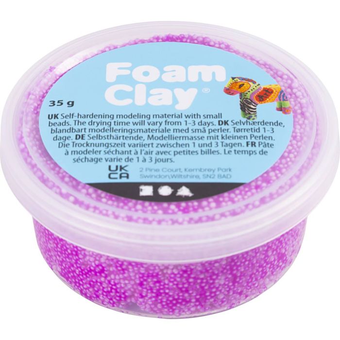 Foam Clay®, lila claro, 35 gr/ 1 bote