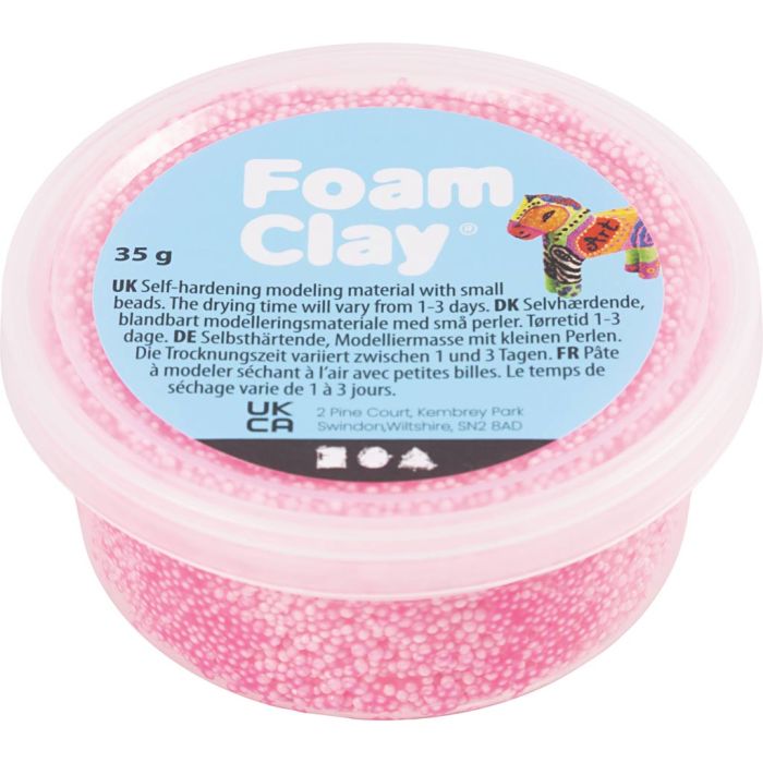 Foam Clay®, rosa, 35 gr/ 1 bote
