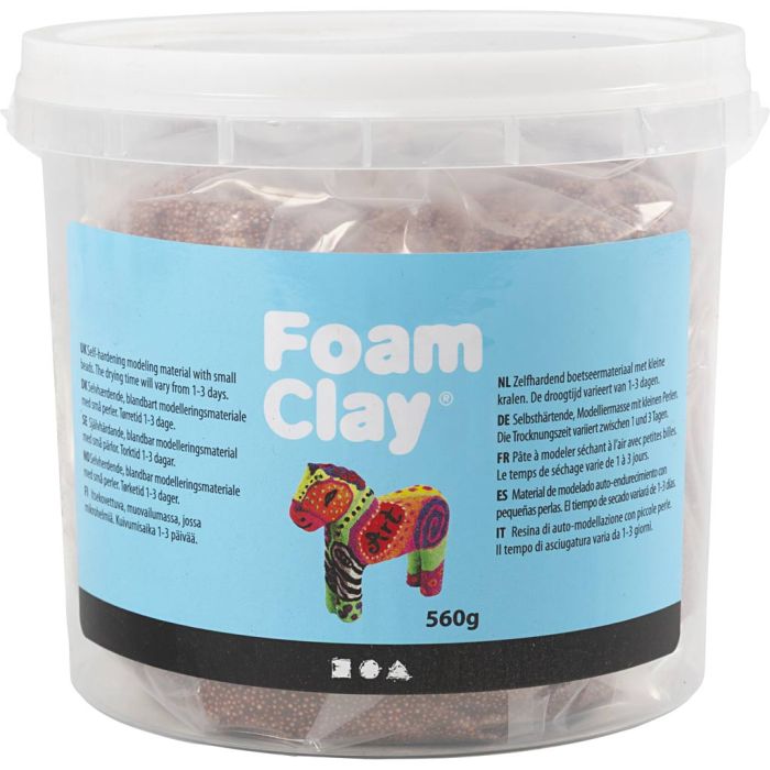 Foam Clay®, marrón, 560 gr/ 1 cubo