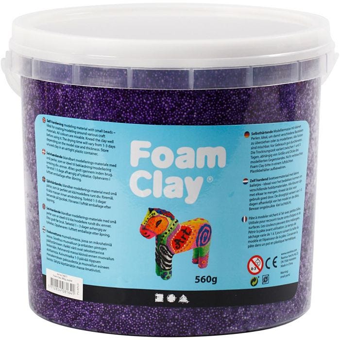 Foam Clay®, morado, 560 gr/ 1 cubo