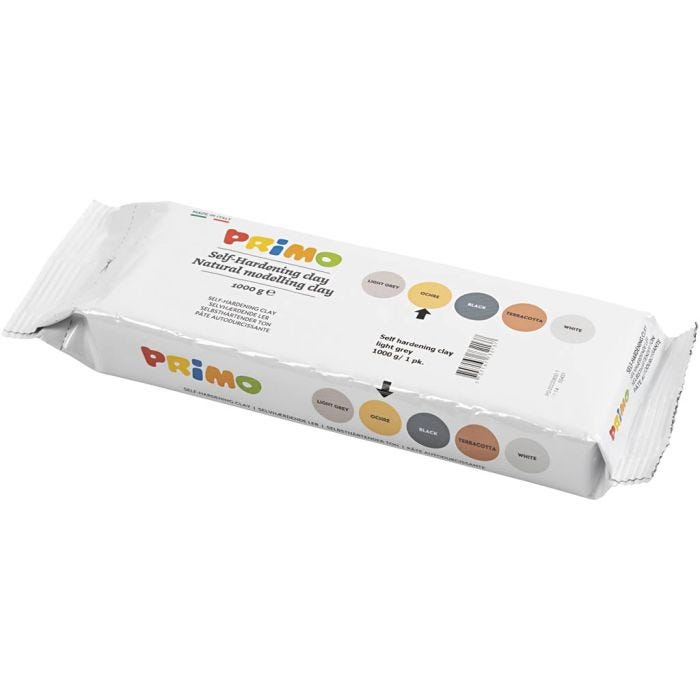 Arcilla de Autoendurecimiento, amarillo ocre, 1000gr/ 1 paquete