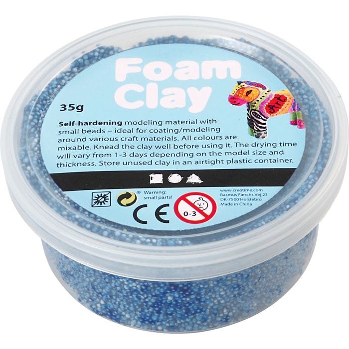 Foam Clay®, azul, 35gr/ 1 bote