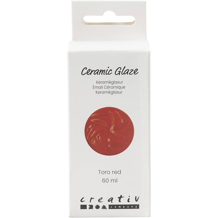Esmaltado Cerámico, 984-1101 °C, opaco, Toro Red, 60 ml/ 1 bote