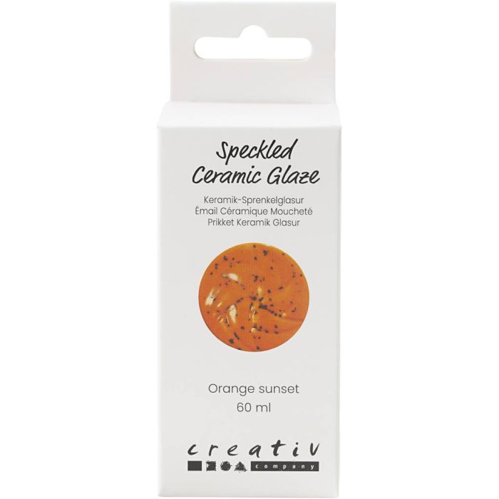 Esmalte Cerámico Manchado, 999-1060 °C, opaco, Orange Sunset, 60 ml/ 1 bote