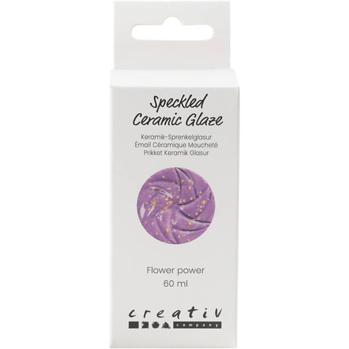 Esmalte Cerámico Manchado, 999-1060 °C, opaco, Flower Power, 60 ml/ 1 bote