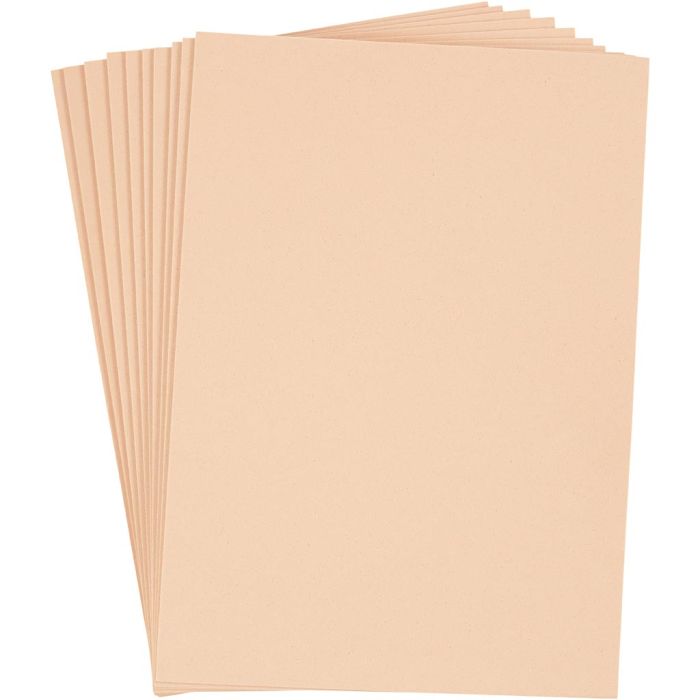 Espuma EVA, A4, hoja 210x297 mm, grosor 2 mm, crema, 10 hoja/ 1 paquete