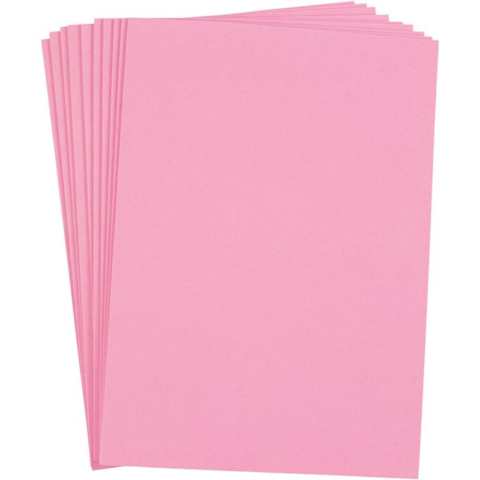 Espuma EVA, A4, hoja 210x297 mm, grosor 2 mm, rosado, 10 hoja/ 1 paquete