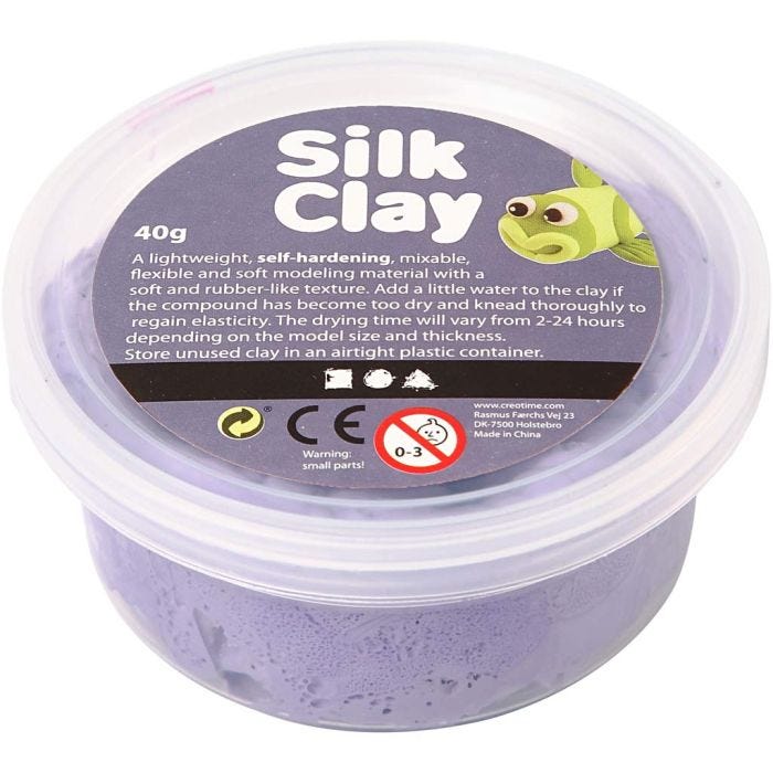 Silk Clay®, morado, 40 gr/ 1 bote