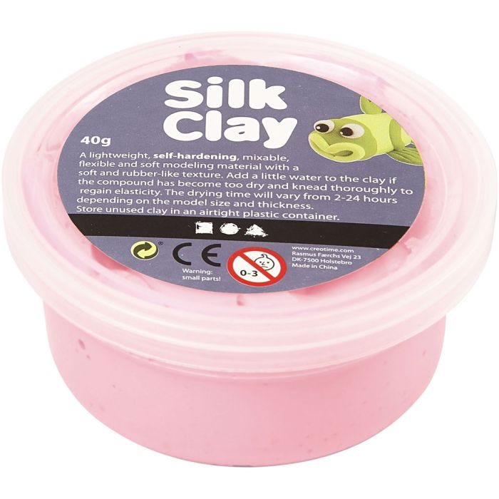 Silk Clay®, rosa, 40 gr/ 1 bote