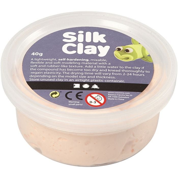Silk Clay®, polvo claro, 40 gr/ 1 bote