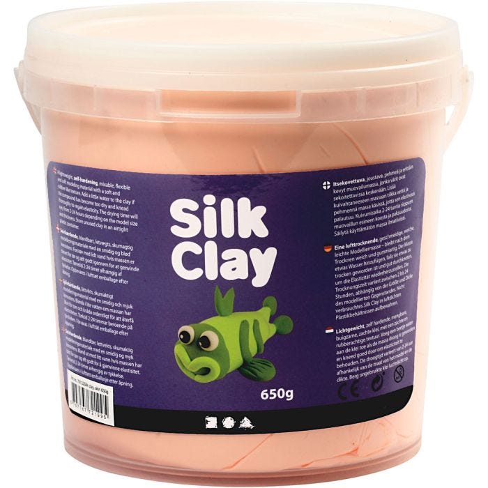 Silk Clay®, polvo claro, 650 gr/ 1 cubo