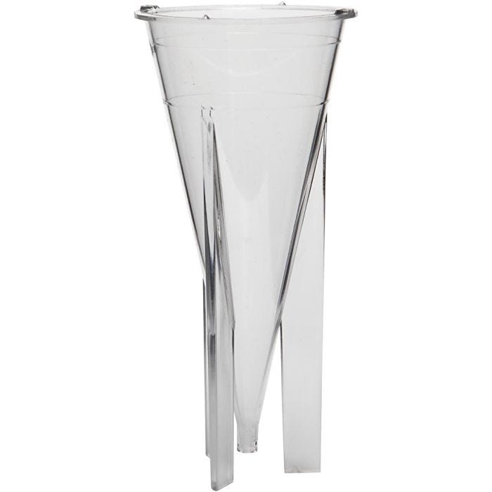 Molde para velas, Cónico, 140x65 mm, 1 ud