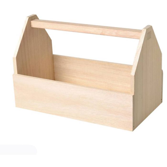 Caja de madera para decorar, medidas 30x20 cm, 1 ud