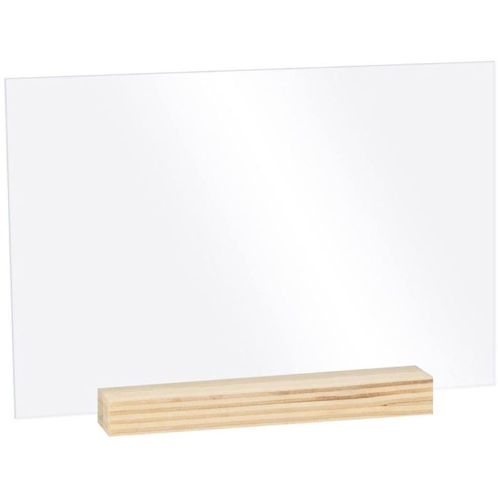 Juego de placas de plexiglás para decorar, medidas 15x10 cm, 5 ud/ 1 paquete