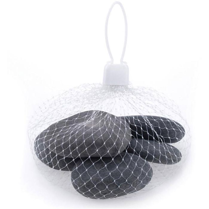 Piedras decorativas, medidas 30-50 mm, gris, 5 ud/ 1 paquete