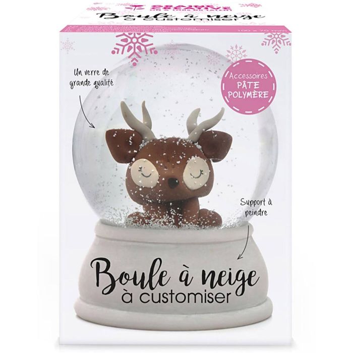 Kit de bola de nieve personalizable, medidas 8x10,3 cm, 1 paquete